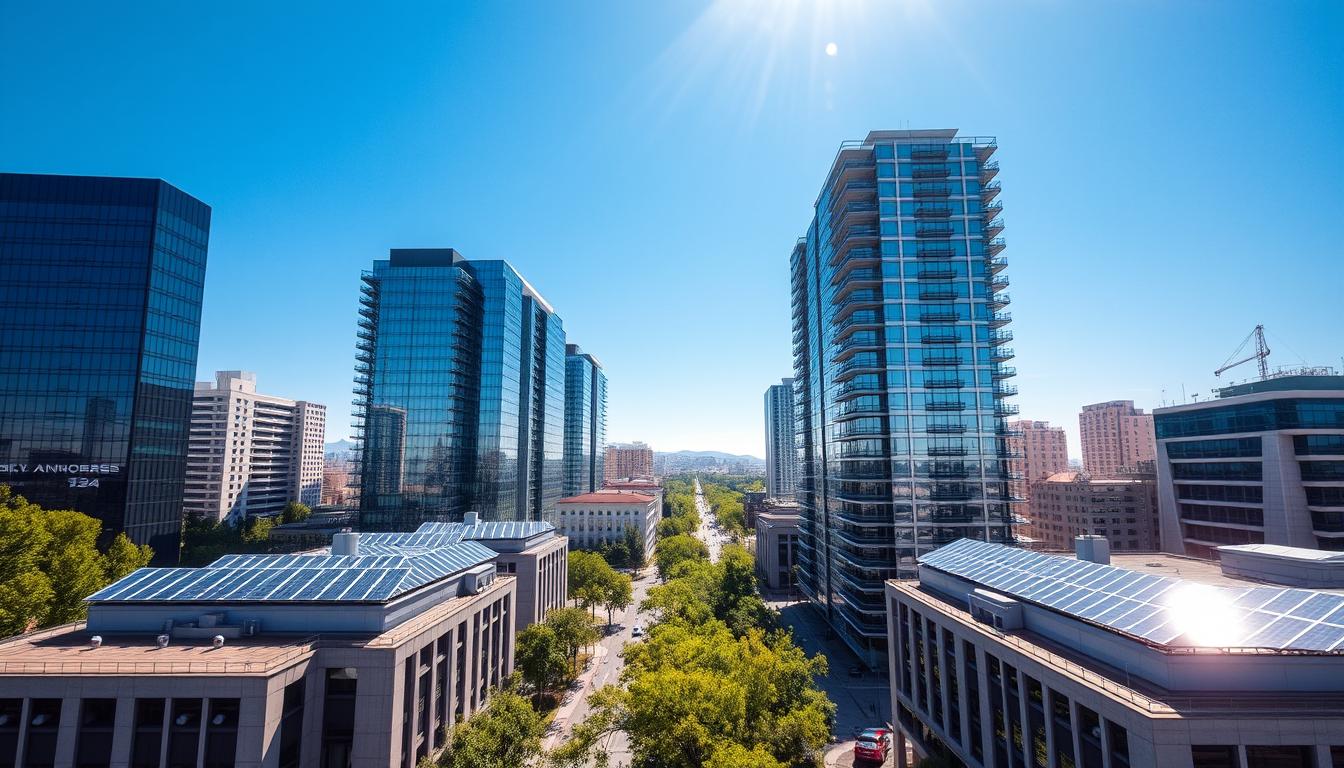 Paneles solares en empresas españolas