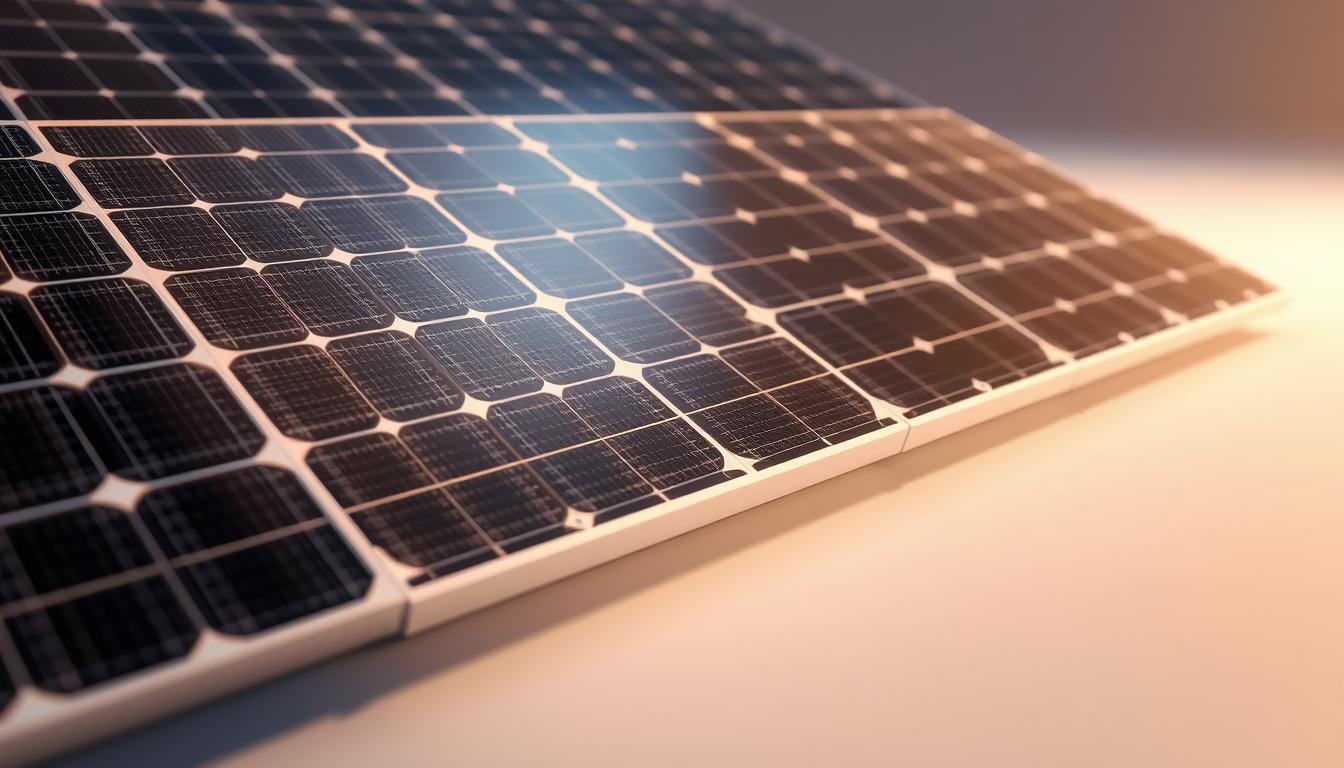 Panel solar bifacial tecnología de doble cara